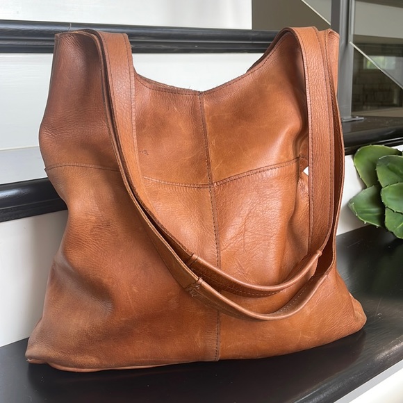 Raven + Lily Bags Raven Lily Genuine Leather Vintage Hobo Shoulder